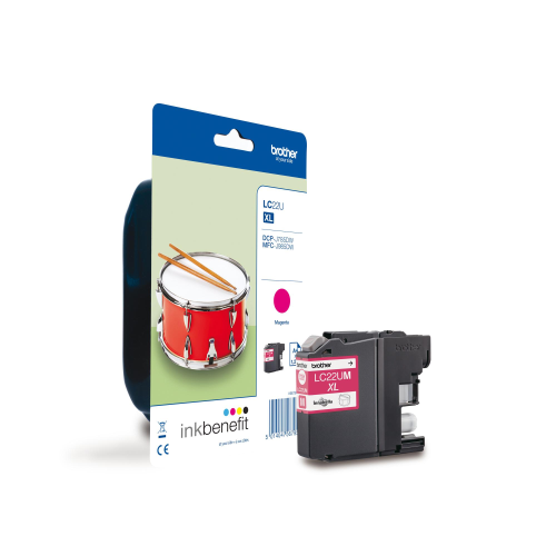 BROTHER LC-22UM CARTUCCIA INK 1.200 PAG MAGENTA